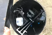 Монтаж септика Евродиамант 5 лонг в поселке Красное-на-Волге