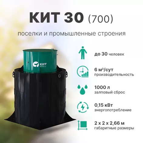 Станция биологической очистки КИТ 30 (К-30-700) в Переславле-Залесском
