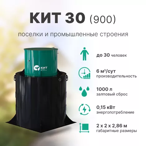 Станция биологической очистки КИТ 30 (К-30-900) в Переславле-Залесском